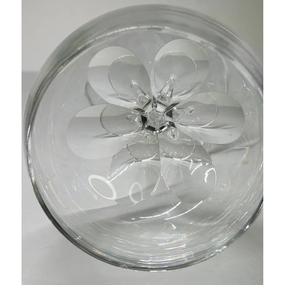 Waterford Crystal NEVE Wine Goblet Glass Water Signed 7.75